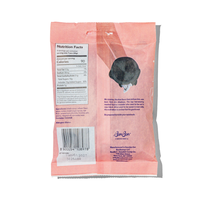Halftime Swedish Candy - Salty Licorice Twists