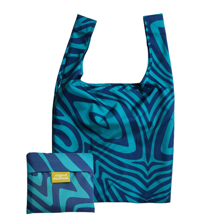 Sideline to Shoreline Tote - Blue Swirl