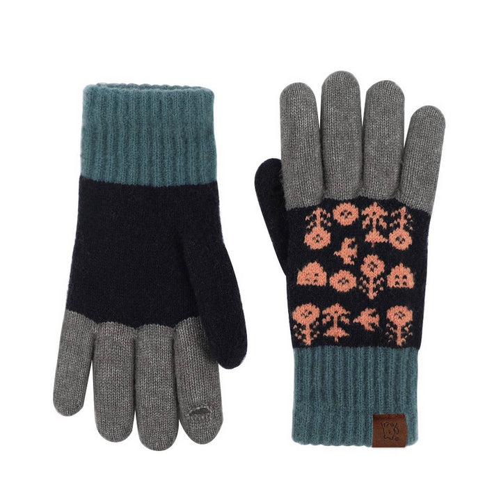 Bleacher Knit Gloves - Navy