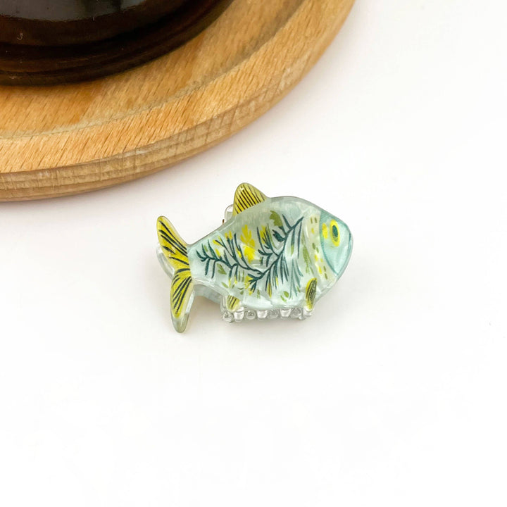 Beach Club Sardine Claw Clip - Blue