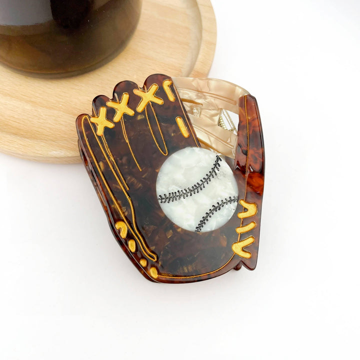 Baseball Club Claw Clip