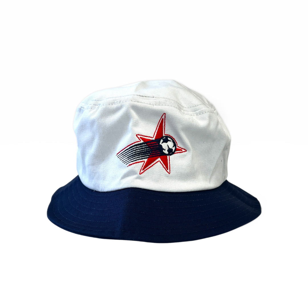 US Soccer Retro 1993 BUCKET Cap - Off White / Navy