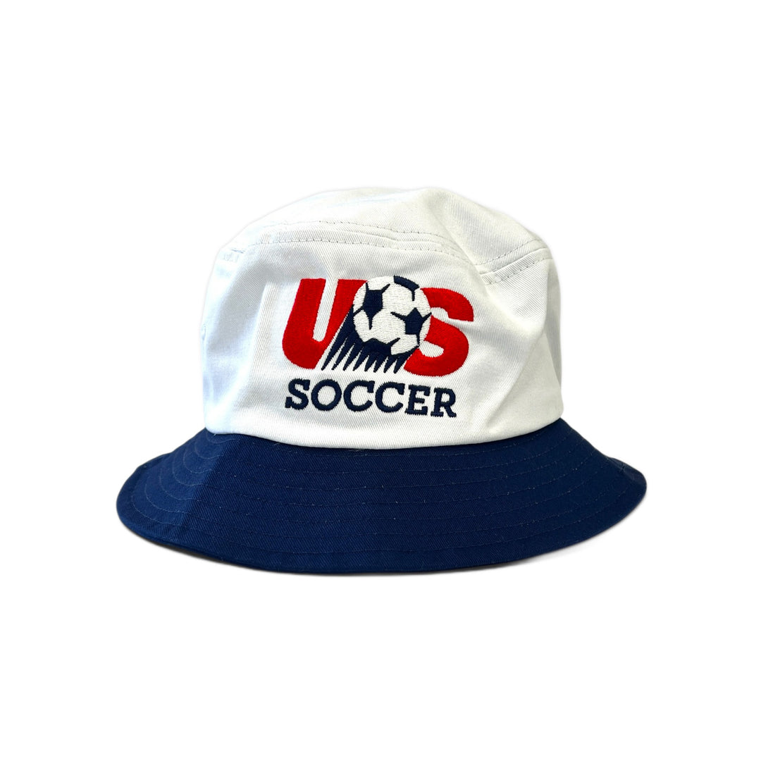 US Soccer Retro 1993 BUCKET Cap - Off White / Navy
