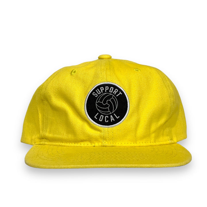 Support Local Fútbol 6-Panel Cap - Yellow