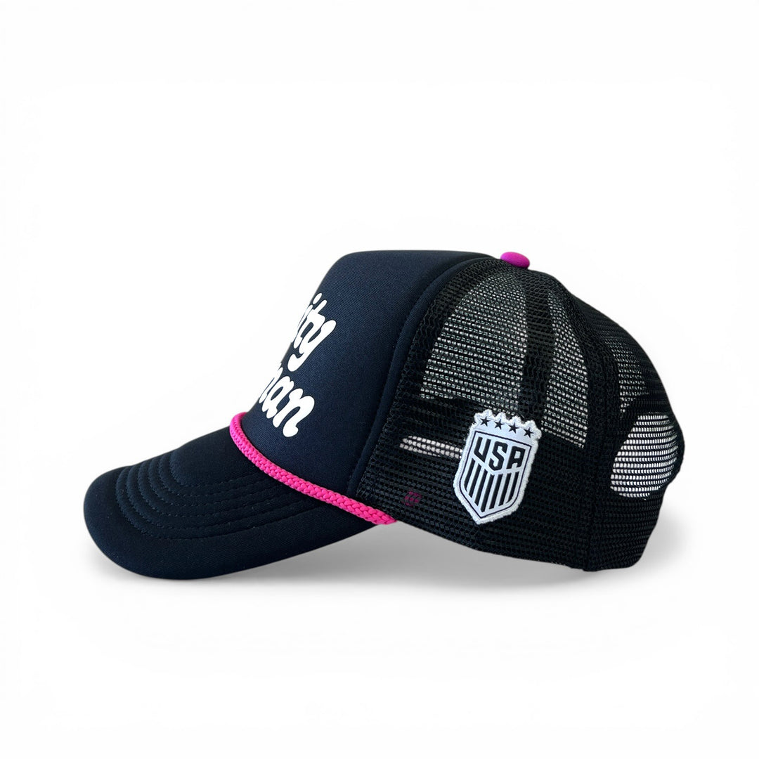 USWNT Trinity Rodman Trucker Black