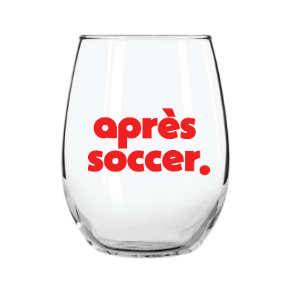 Talisman Après Soccer Wine Glass