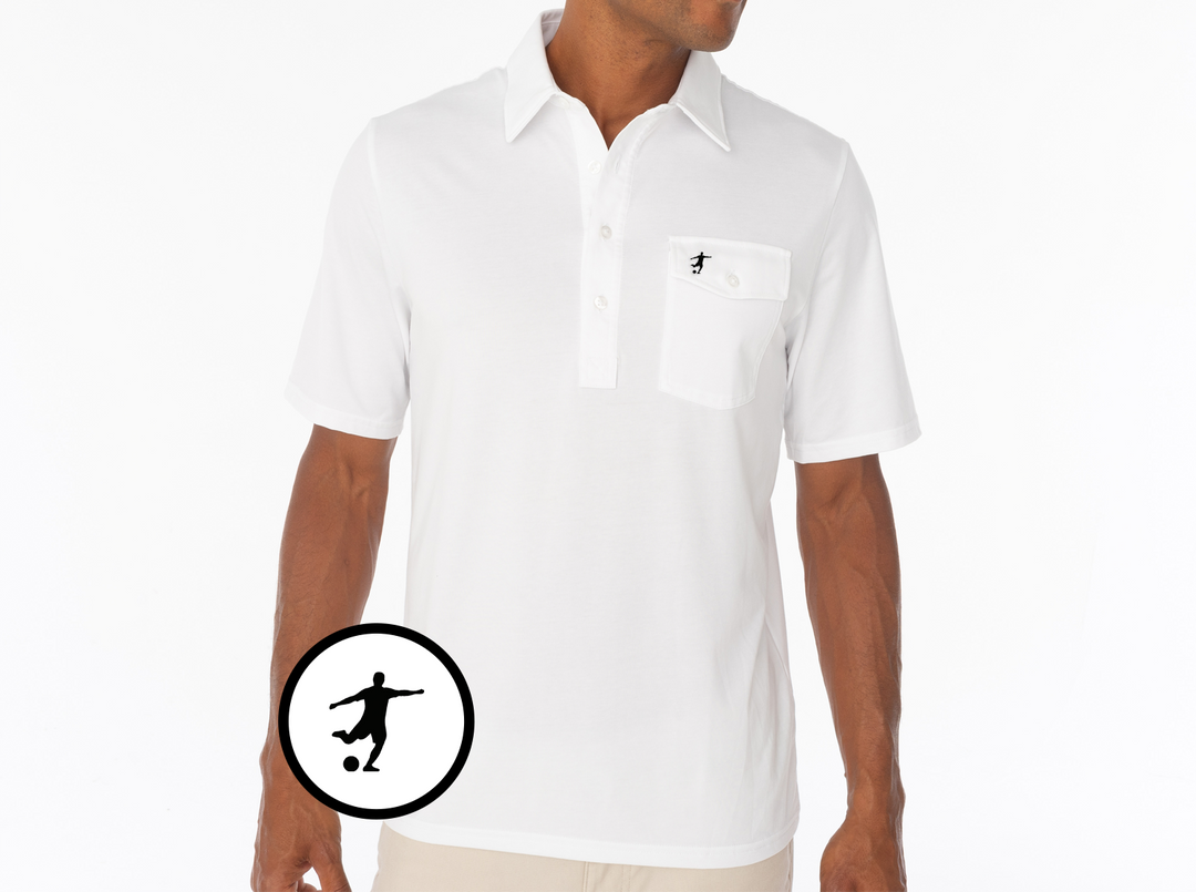 Talisman - Performance Players Shirt - Footballer - Bright White