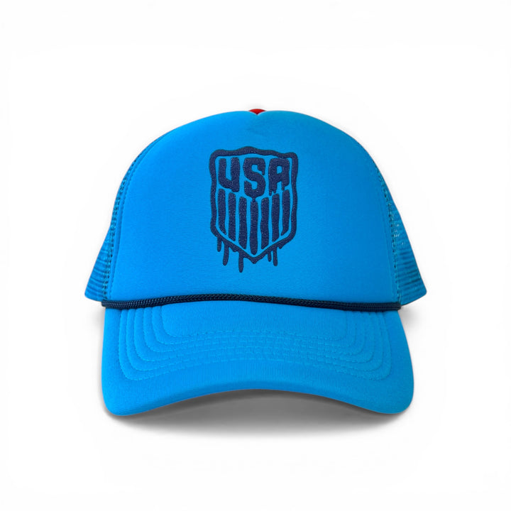 US Soccer Street Art Trucker - Blue