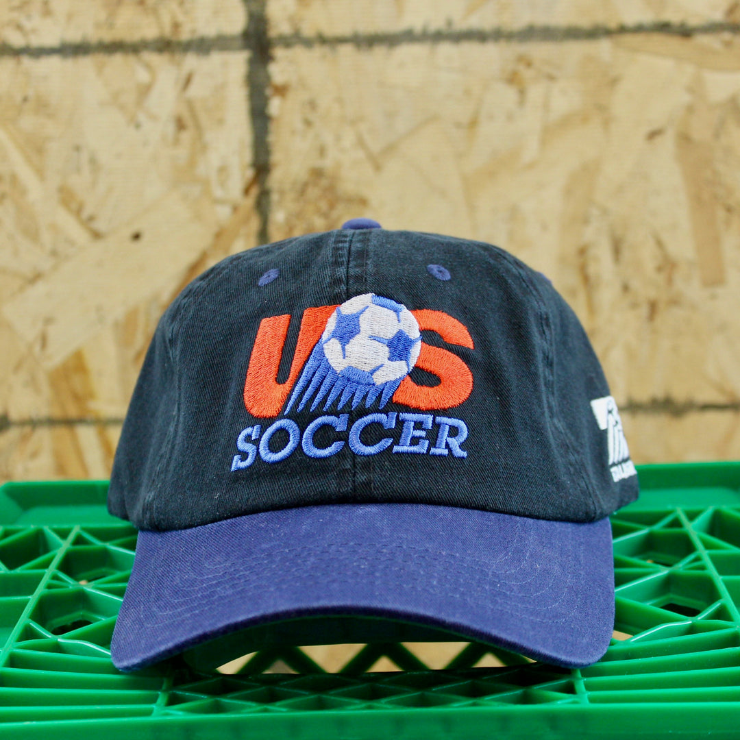 US Soccer Retro 1993 6-Panel Snapback - BLACK & NAVY