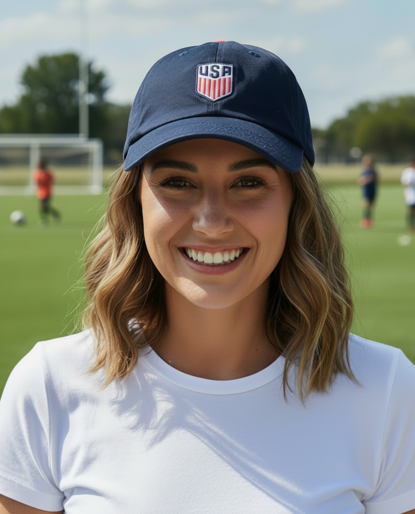 🇺🇸 US Soccer CREST Navy Dad Cap