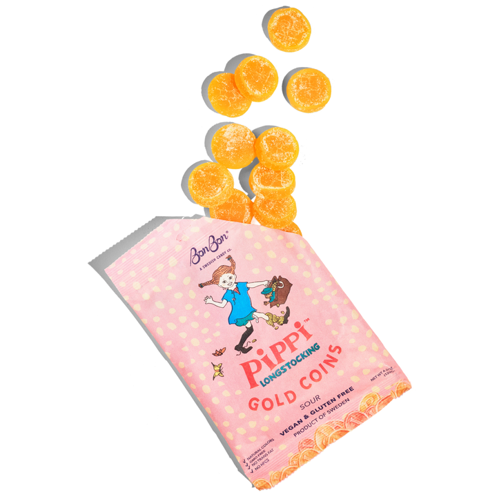 Halftime Swedish Candy - Pippi Longstocking Gold Coins