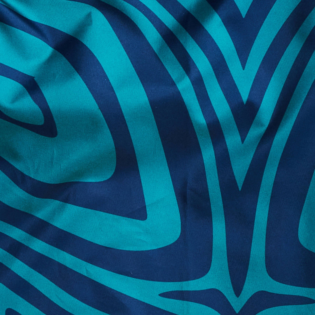 Sideline to Shoreline Tote - Blue Swirl
