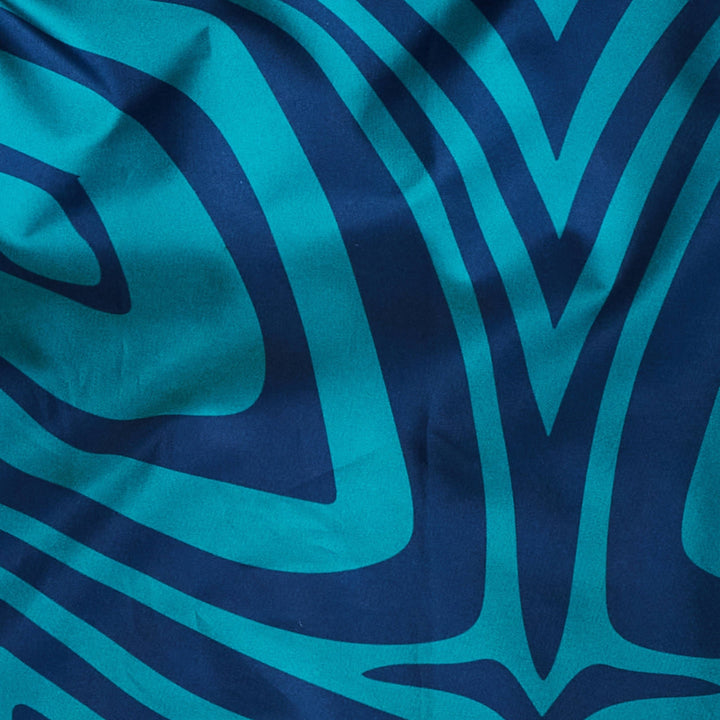 Sideline to Shoreline Tote - Blue Swirl