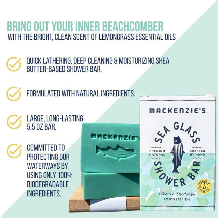 Beach Club Sea Glass Shower Bar
