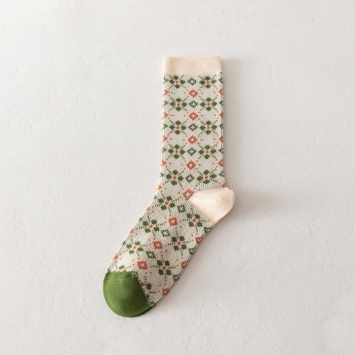Playbook Socks - Green Diamond