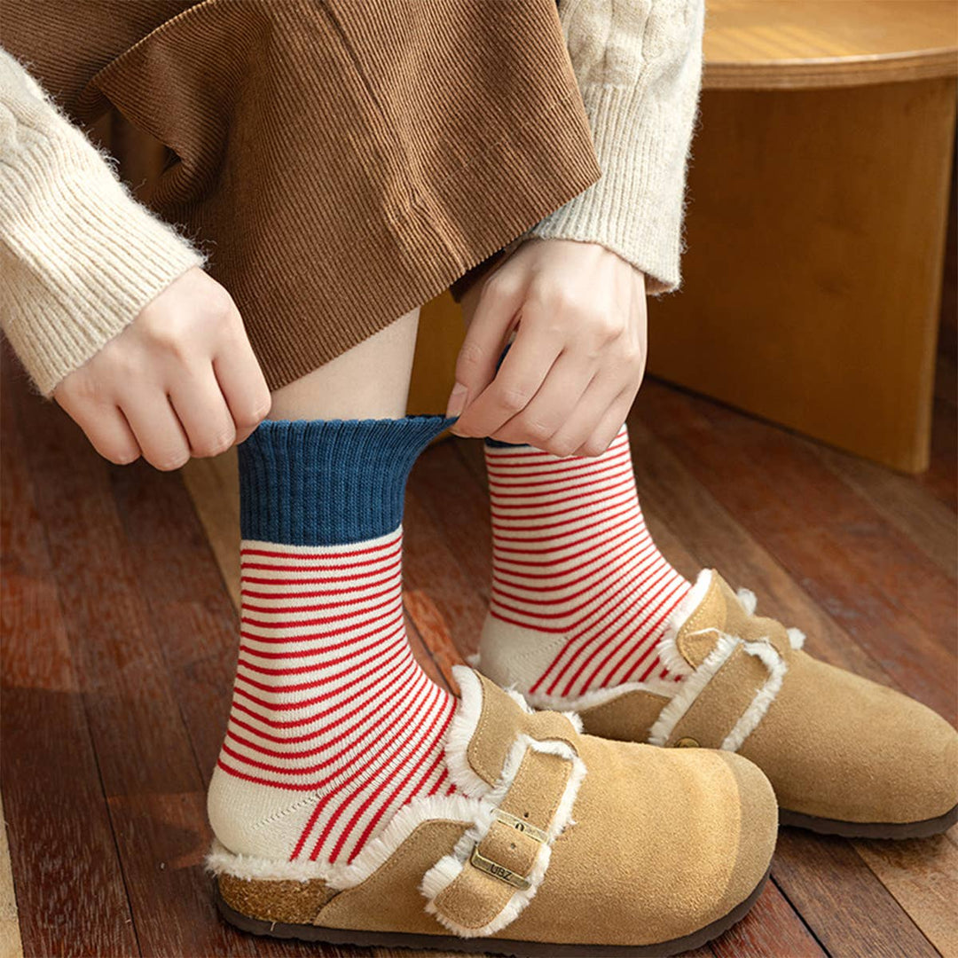 Varsity Stripe Socks - Blue