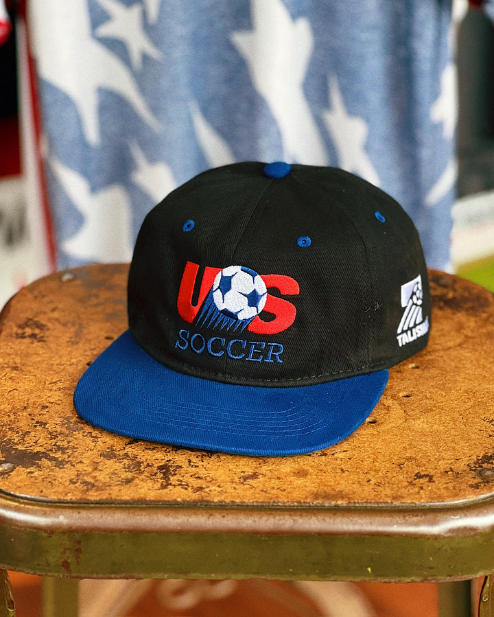 US Soccer Retro 1993 6-Panel Snapback - BLACK & NAVY